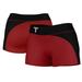 Women's Cardinal/Black Troy University Trojans Curve Side Shorties