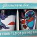 Disney Holiday | Disney Christmas Stitch Shot Glass Gift Box Set Santa Snow Red White Blue | Color: Blue/Red | Size: Os