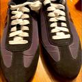 Coach Shoes | Coach Suede Nylon Ian Sneakers 6.5b | Color: Black | Size: 6.5