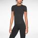 Nike Tops | Black Nike Pro Elite 598186 Sz S/M Women's Training Seamless Cap-Sleeve Top/Nwt | Color: Black | Size: S
