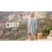 Lularoe Dresses | Lularoe Carly Swing Dress | Color: Black/Gray | Size: M