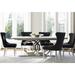 Silhouette Bernhardt Dining Table Wood/Metal in Brown/Gray/White | 30.13 H in | Wayfair K1581