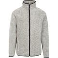 Mens Grid Fleece Full Zip Salo - Beige Check XL