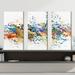 Corrigan Studio® Colossians 2:2 Together In Love By Mark Lawrence 3 Piece Graphic Print Set On Canvas in White | 24 H x 36 W x 0.75 D in | Wayfair