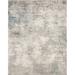 Blue/Gray 32 x 0.25 in Area Rug - Samad Rugs Santorini Abstract Cream/Gray/Blue Area Rug Metal | 32 W x 0.25 D in | Wayfair