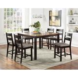 Lark Manor™ Alila Counter Height Extendable Butterfly Leaf Dining Table Wood in Brown | 36 H in | Wayfair 0D2F21F4FBA1485FB8467AEE02F35117