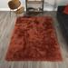 Orange 120 W in Area Rug - House of Hampton® Petrey Handmade Paprika Area Rug Polyester | Wayfair 1AC6101B022E4778A6888E09B5E40626