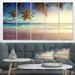 East Urban Home Typical Sunset On Seychelles Beach - Multipanel Extra Large Seascape Metal Wall Decor Metal | 1 D in | Wayfair