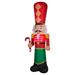 The Holiday Aisle® Nutcracker Lightshow Prop Inflatable Polyester in Black/Green/Red | 11.81 H x 7.87 W x 7.87 D in | Wayfair