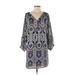 Collective Concepts Casual Dress: Blue Dresses - Women's Size Small