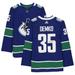 Thatcher Demko Vancouver Canucks Autographed Blue adidas Authentic Jersey