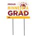 Minnesota Golden Gophers 18'' x 24'' Proud Grad Yard Sign