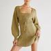 Free People Dresses | New!! Free People Emmaline Mini Dress - Curly Willow | Color: Tan | Size: S