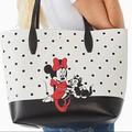 Disney Bags | Disney X Kate Spade New York Minnie Mouse Tote Bag | Color: Red/White | Size: Large