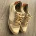 Coach Shoes | Coach Beige Low Sneakers Suede | Color: Cream | Size: 7.5