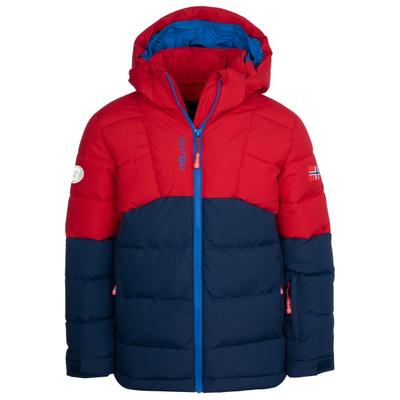 Trollkids - Kid's Gryllefjord Jacket - Winterjacke Gr 128 blau/rot Image