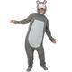 Funidelia | Hippo Costume for men and women Animals - Costume for adults accessory fancy dress & props for Halloween, carnival & parties - Size S - M - Grey/Silver