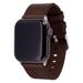 Brown Denver Broncos Leather Apple Watch Band