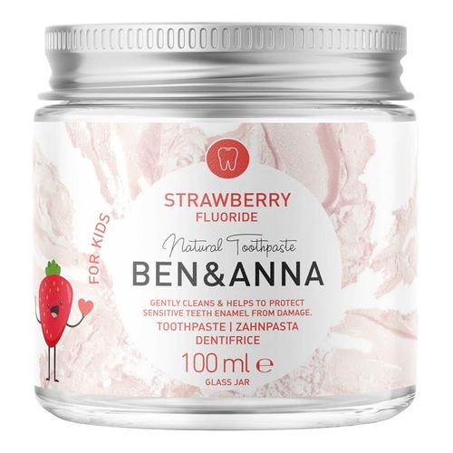 Ben & Anna - Zahnpasta - Strawberry Fluoride for Kids 100 ml