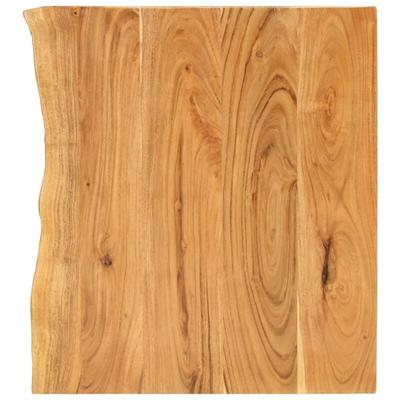 Badezimmer-Waschtischplatte Massivholz Akazie 80x52x2,5 cm Vidaxl