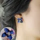 Vienkim – boucles d'oreilles couleur or pour femmes bijoux de haute qualité couleur or fleur