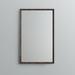 Loon Peak® Hialeah Modern & Contemporary Rectangular Frame Bathroom Vanity Mirror Metal in Brown | 32 H x 20 W x 1.4 D in | Wayfair