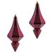 The Holiday Aisle® 8" Candy Diamond Finial Ornament Plastic in Red | 3.89 H x 3.89 W x 0.42 D in | Wayfair 2540D27ACFB148A786D5FD7D921EAC7C