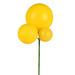 The Holiday Aisle® 18" Ball Ornament Christmas Pick, 3 per Bag Plastic in Yellow | 18 H x 7 W x 7 D in | Wayfair DAF52F1EF0B741CEB5F673E4A942E64B