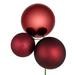 The Holiday Aisle® 18" Ball Ornament Christmas Pick, 2 per Bag Plastic in Indigo | 9 H x 9 W x 0.75 D in | Wayfair FEA5AAE43D6D456BB7F8437509DDBD6E