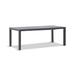 Wade Logan® Ajha Extendable Dining Table Metal in Gray/Black/Brown | 30 H x 82 W x 39.25 D in | Outdoor Dining | Wayfair