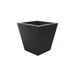 Wausau Tile Inc Theodosius Square Metal Planter Box Metal in Gray | 24 H x 16 W x 16 D in | Wayfair WS502-72