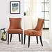 Porch & Den Helen Fabric Dining Chair (Single Chair) by Modway Upholstered/Fabric in Orange | 36 H x 25 W x 22 D in | Wayfair EEI-2229-ORA