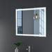 Latitude Run® Beveled Frameless Lighted Bathroom/Vanity Mirror Metal | 24 H x 40 W x 1.25 D in | Wayfair F9B69DCE75FD40A6B3D377D418DC6583