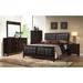 Teste Cappuccino 3-piece Bedroom Set with Dresser and Mirror