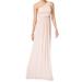 Adrianna Papell Women's Dress One Shoulder Lace Gown