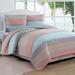Delray Quilt Set by American Home Fashion in Multi (Size FL/QUE)