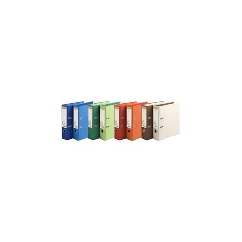 Exacompta 53980E 10x Ordner Prem-Touch aus Recycling- Karton, 2 Ringe, 80mm Rücken, 32x29cm für DIN A4 MAXI – Forever – Farben sortiert
