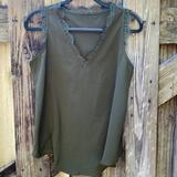 J. Crew Tops | Olive Lace Trim Camisole | Color: Green | Size: M