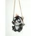 Arlmont & Co. Akintomiwa Garden Animal Hanging Statue Resin/Plastic in Black | 8 H x 6.5 W x 6 D in | Wayfair D753ECFF43AD4011AA3BE0F3E42B403A