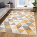 Yellow 48 x 0.4 in Area Rug - Corrigan Studio® Triangular Lattice Rug Polypropylene | 48 W x 0.4 D in | Wayfair F8FCF78323C149FCAD85C631FEEDD22A