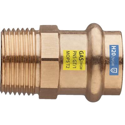 1/2x15mm Ü-Stück ag - rg Kombifitting Frabo dvgw Image