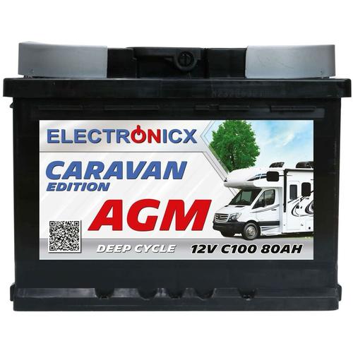 Caravan Edition V2 Batterie agm 80 ah 12V Wohnmobil Boot Versorgung… – Electronicx