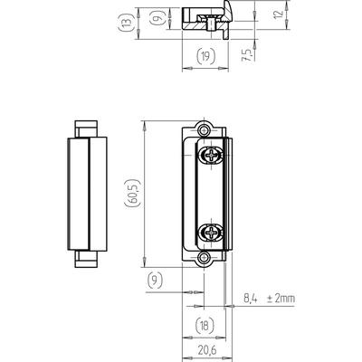 Austauschstücke Falzluft 11 mm, Eurofalz 20 mm - KFV Image