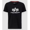 Alpha Industries Basic V-Neck T-Shirt, schwarz, Größe S
