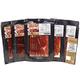 aBeiou. 500gr SLICED Spanish BONELESS IBERICO HAM - Jamon Iberico de Cebo - Pata Negra. Vacuum Packed. Cured +30 Months in Guijuelo (Salamanca). Hycer Warranty Certificate. Pack 5x100 gr envelopes.