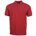 Fred Perry Authentics Regular Fit Twin Tipped Polo (Colour : Red Cobalt - Size : Medium)