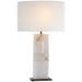 Visual Comfort Signature Collection Ian K. Fowler Ashlar 28 Inch Table Lamp - S 3926ALB/BZ-L