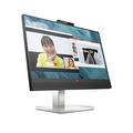 HP M24 Webcam Monitor - 24 Zoll Bildschirm, Full HD IPS, 75Hz, 5ms Reaktionszeit, AMD FreeSync, HDMI 1.4, Displayport, 2xUSB-A, USB-C, Blue Light Modus, silber/schwarz