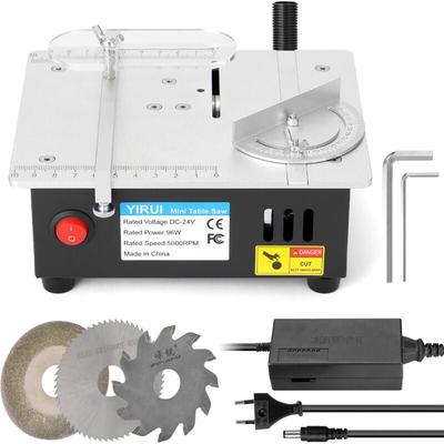 Asupermall - Mini-Multifunktions-Tischkreissäge, elektrische Tischkreissäge, kleiner Haushalt, Image