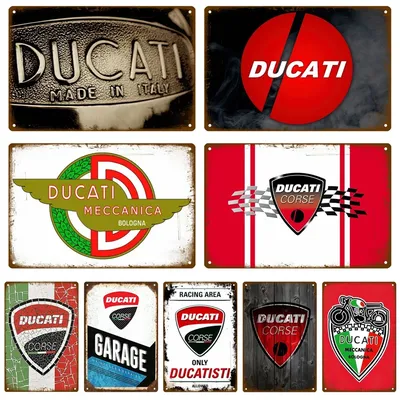 Ducati – Plaque métallique pour ...